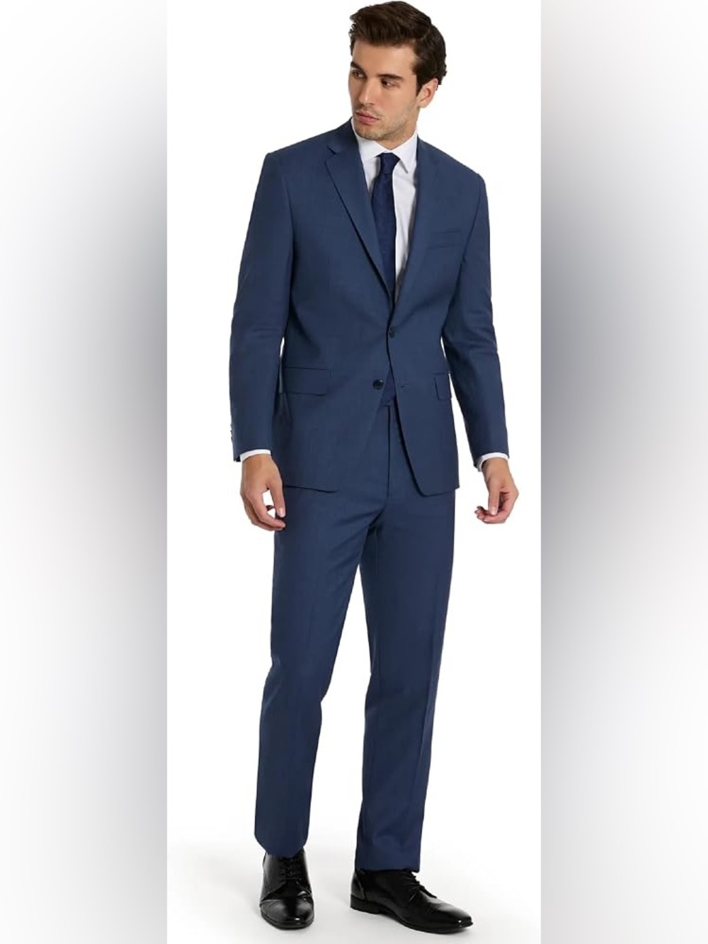 Michael Kors size 42L Men's Classic Navy Two-Piece Suit - Tailored Fit